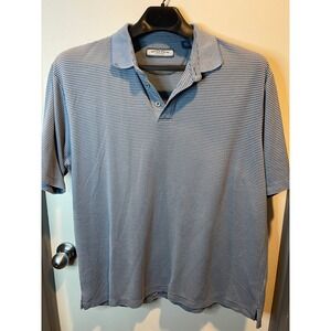 Seven Palm Mens‎ Polo Blue Size XL
